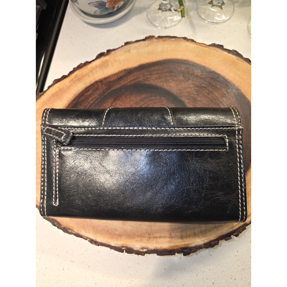 Vintage‎ 90s Nine West& Co by Nine West Long Trifold Wallet Checkbook Y2K - Picture 11 of 12
